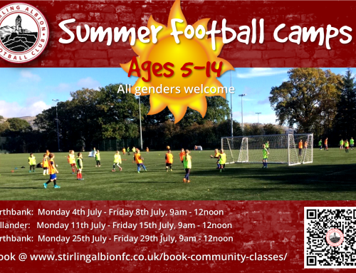 Summer Football Camps for 5-14 year olds – Book Now!!