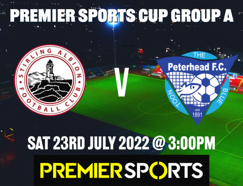 Next Match – Peterhead (Home)